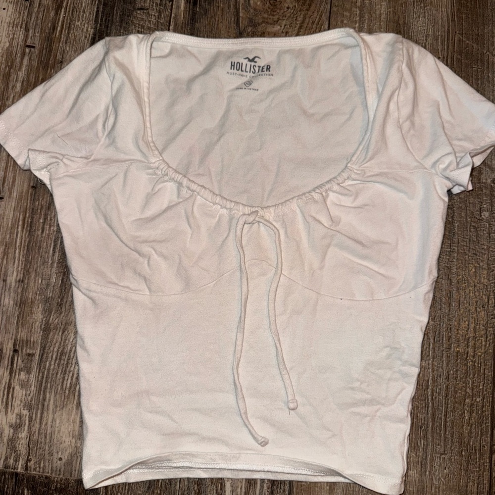 Hollister White Crop Top for Women